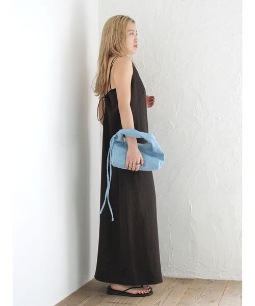 Ungrid（アングリッド）の「アイラインキャミワンピース（ワンピース・レディース・ブラック/アイボリー/グリーン・FREE）」の8枚目の写真