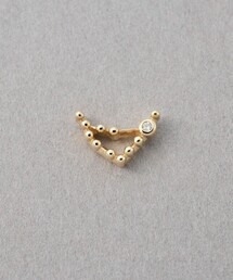 ete | [ゾディアック] K10YG ダイヤモンド ピアス /やぎ座(ピアス（片耳用）)