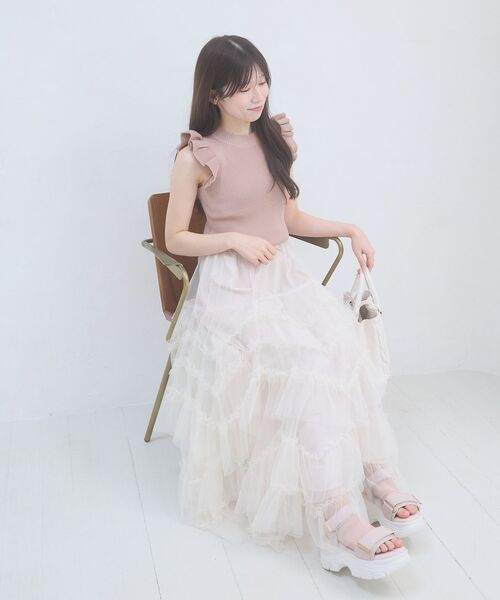 MAJESTIC LEGON（マジェスティックレゴン）の「ワイドベルトスポサン（サンダル・レディース・ブラック/ピンクベージュ/アイボリー・X-LARGE/LARGE/MEDIUM/SMALL）」の18枚目の写真