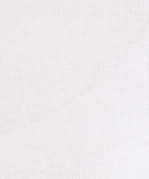 OPAQUE.CLIP(オペークドットクリップ)の「シアーメランジリブカットソー【洗濯機OK】(Tシャツ/カットソー・レディース・ブルー系その他/ホワイト/ブラック・00)」の8枚目の写真