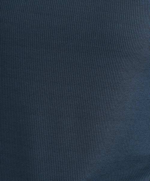 OPAQUE.CLIP(オペークドットクリップ)の「シアーメランジリブカットソー【洗濯機OK】(Tシャツ/カットソー・レディース・ブルー系その他/ホワイト/ブラック・00)」の19枚目の写真