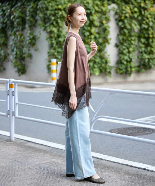 MOHI(モヒ)の「《別注カラーあり》MOHI/モヒ メッシュフラットシューズ 3-2533- PVC(パンプス・レディース・ベージュ/ブラック・38/37/36/39)」の4枚目の写真