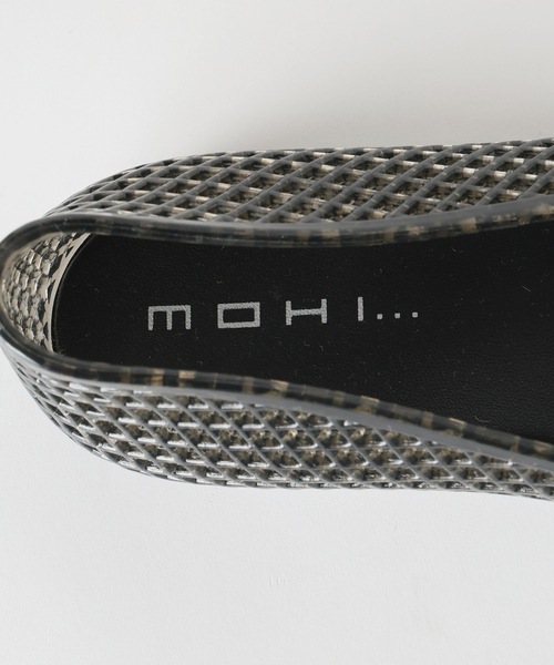 MOHI(モヒ)の「《別注カラーあり》MOHI/モヒ メッシュフラットシューズ 3-2533- PVC(パンプス・レディース・ベージュ/ブラック・38/37/36/39)」の17枚目の写真