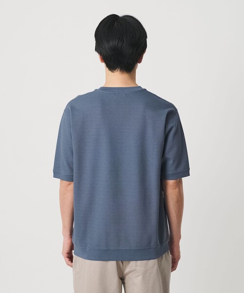 BEAUTY&YOUTH UNITED ARROWS(ビューティーアンドユースユナイテッドアローズ)の「ライト ダブルフェイス ジオメ クルーネック Tシャツ 抗菌防臭(Tシャツ/カットソー・メンズ・ホワイト/ロイヤルブルー/ダークグレー・M/S/L/XL)」の10枚目の写真