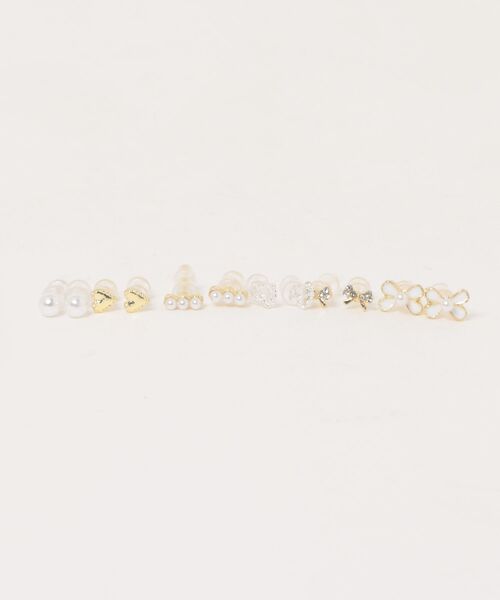 apres jour clair(アプレジュールクレア)の「【apres jour clair】ウィークリーピアス(ピアス(両耳用)・レディース・シルバー/ゴールド/その他・FREE)」の6枚目の写真