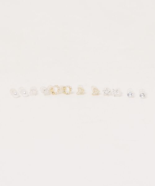 apres jour clair(アプレジュールクレア)の「【apres jour clair】ウィークリーピアス(ピアス(両耳用)・レディース・シルバー/ゴールド/その他・FREE)」の7枚目の写真