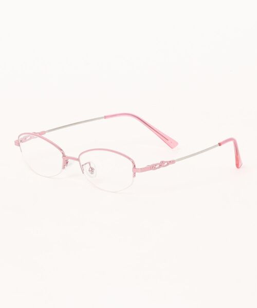 BARELY BLUE(ベアリーブルー)の「【 BARELY BLUE / ベアリーブルー 】 ナロー フレーム メガネ(メガネ・レディース・ゴールド/ピンク/シルバー・FREE)」の12枚目の写真