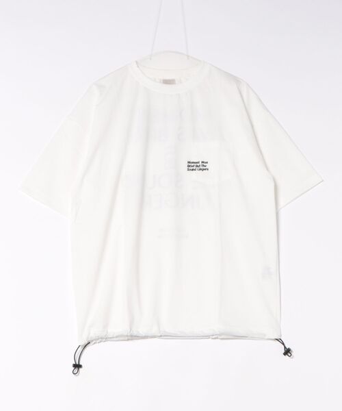 8(eight)(エイト)の「ロゴワイドシルエットTシャツ(Tシャツ/カットソー・メンズ・ホワイト/ブラック/スミクロ・M/L/LL)」の3枚目の写真