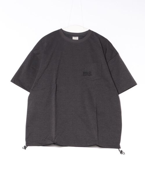 8(eight)(エイト)の「ロゴワイドシルエットTシャツ(Tシャツ/カットソー・メンズ・ホワイト/ブラック/スミクロ・M/L/LL)」の2枚目の写真