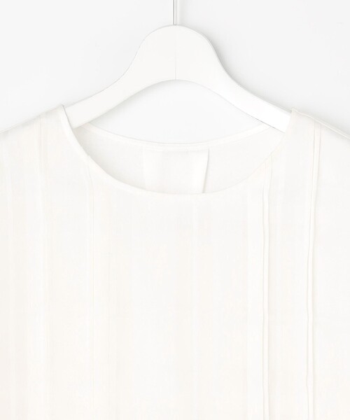 J.PRESS Ladies(J.プレス レディス)の「【一枚で着映え】シャドーチェック カットソー(Tシャツ/カットソー・レディース・ホワイト系/ネイビー系/ダークブラウン系3・SMALL)」の12枚目の写真