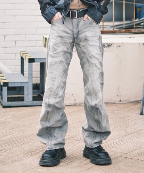 パンツ NVRFRGT 3D Twisted Jeans 3.0 3D TWISTED JEANS 3.0（デニムパンツ）｜NVRFRGT（ネヴァーフォー
