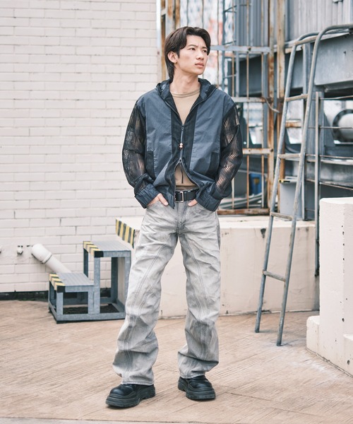 NVRFRGT(ネヴァーフォーゲット)の「3D TWISTED JEANS 3.0(デニムパンツ・メンズ・グレー・1/2/3)」の7枚目の写真