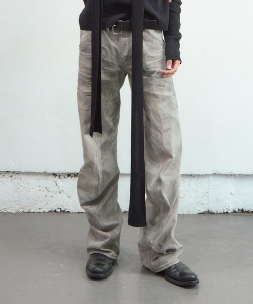 NVRFRGT(ネヴァーフォーゲット)の「3D TWISTED JEANS 3.0(デニムパンツ・メンズ・グレー・1/2/3)」の8枚目の写真