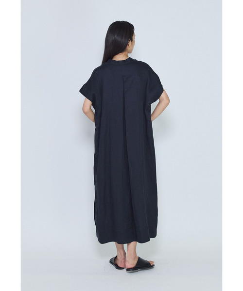 1er Arrondissement(プルミエアロンディスモン)の「テンセルリネンカフタンワンピース(ドレス・レディース・ブルー系その他3/モカ・38/36)」の6枚目の写真