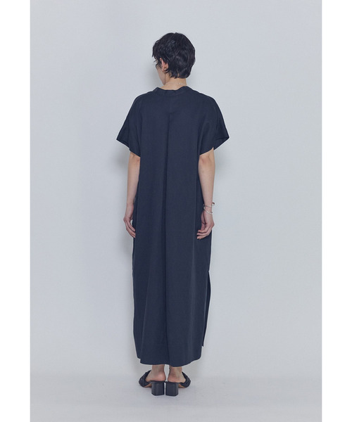 1er Arrondissement(プルミエアロンディスモン)の「テンセルリネンカフタンワンピース(ドレス・レディース・ブルー系その他3/モカ・38/36)」の13枚目の写真