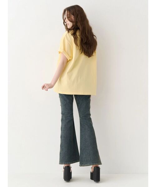 EVRIS(エヴリス)の「【完売カラー再生産!】サイドビジューフレアデニムパンツ(デニムパンツ・レディース・ブルー/インディゴブルー/ブラック・X-SMALL/MEDIUM/SMALL)」の15枚目の写真