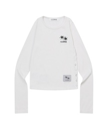 ソルエンサイドボタンロングスリーブTシャツ(3カラー)