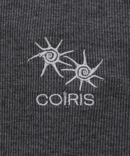 COIRIS(コイリス)の「ソルエンサイドボタンロングスリーブTシャツ(3カラー)(Tシャツ/カットソー・レディース・ホワイト/チャコールグレー/ライトグレー・FREE)」の6枚目の写真