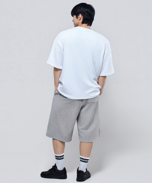 PHYSICAL GARMENTS（フィジカルガーメンツ）の「P2627 ガンヨンテンション切り替えバミューダパンツ [2COLOR]（その他パンツ・メンズ・グレー/ブラック・LARGE/XX-LARGE）」の8枚目の写真