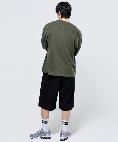 PHYSICAL GARMENTS（フィジカルガーメンツ）の「P2627 ガンヨンテンション切り替えバミューダパンツ [2COLOR]（その他パンツ・メンズ・グレー/ブラック・LARGE/XX-LARGE）」の17枚目の写真