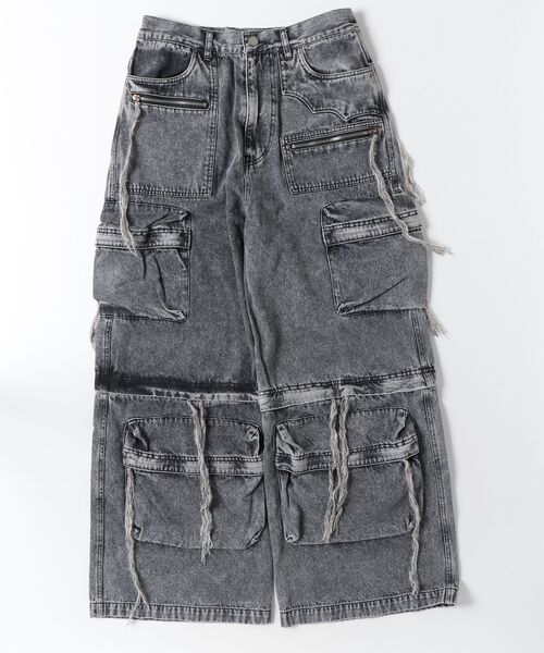 【即日配送】定価40,700円 FACCIES デニムカーゴパンツ ワイド FACCIES｜ファチーズ（メンズ）のパンツ（ワイド・ルーズ）通販 - ZOZOTOWN