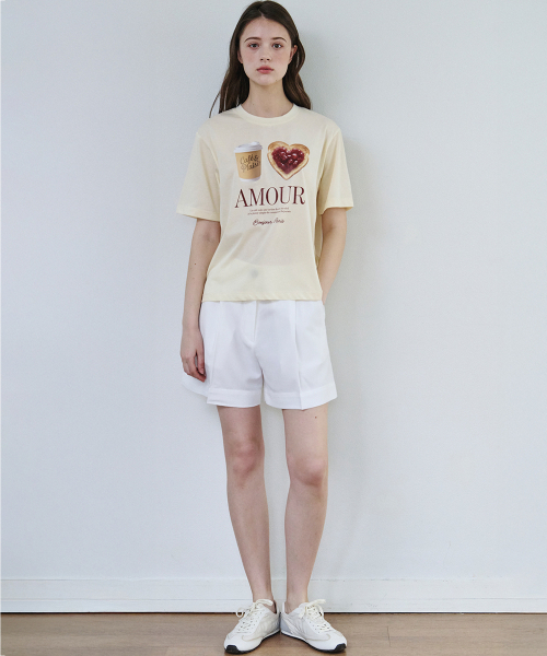 MALOUPE(マロップ)の「5218 アモールグラフィックTシャツ(イエロー)(Tシャツ/カットソー・レディース・イエロー・FREE)」の9枚目の写真