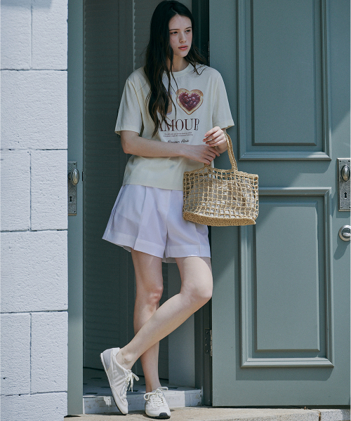 MALOUPE(マロップ)の「5218 アモールグラフィックTシャツ(イエロー)(Tシャツ/カットソー・レディース・イエロー・FREE)」の11枚目の写真