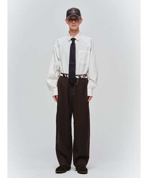 Jieda（ジエダ）の「JIEDA DECONSTRUCTED TIE（ネクタイ・メンズ・ネイビー/ブラック・ONESIZE）」の3枚目の写真
