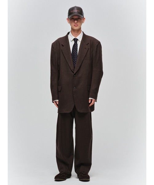 Jieda（ジエダ）の「JIEDA DECONSTRUCTED TIE（ネクタイ・メンズ・ネイビー/ブラック・ONESIZE）」の4枚目の写真
