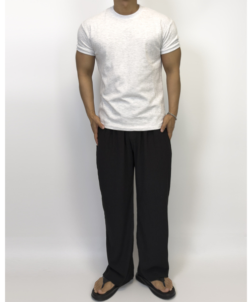 PACIENCIA(パシエンシア)の「ソリッドグリップスリムフィット半袖ライトグレー(Tシャツ/カットソー・メンズ・その他・LARGE/X-LARGE/XX-LARGE)」の2枚目の写真