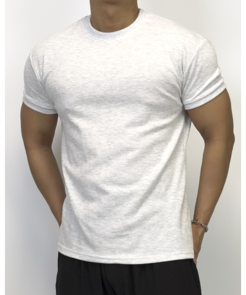 PACIENCIA(パシエンシア)の「ソリッドグリップスリムフィット半袖ライトグレー(Tシャツ/カットソー・メンズ・その他・LARGE/X-LARGE/XX-LARGE)」の8枚目の写真