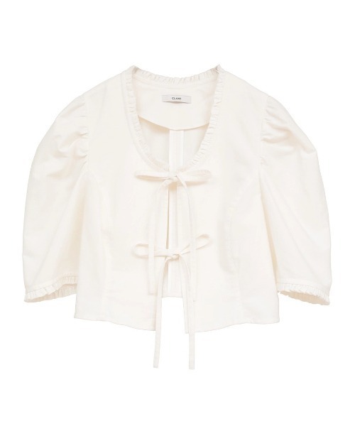 CLANE/クラネ/RIBBON SHORT BLOUSE（シャツ/ブラウス）｜CLANE（クラネ