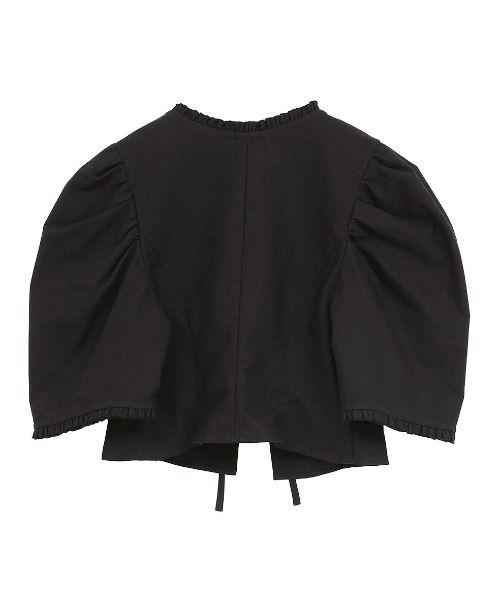 CLANE(クラネ)の「CLANE/クラネ/RIBBON SHORT BLOUSE(シャツ/ブラウス・レディース・ブラック/ホワイト・1)」の20枚目の写真