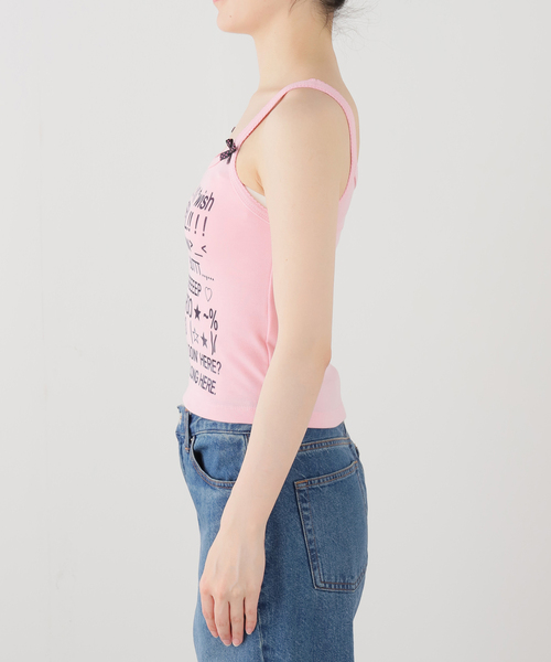 Oriens JOURNAL STANDARD(オリエンス ジャーナルスタンダード)の「【HOLECO/ホレコ】 Dango Camisole(CREEP/PINK)(キャミソール・レディース・ピンク・FREE)」の5枚目の写真