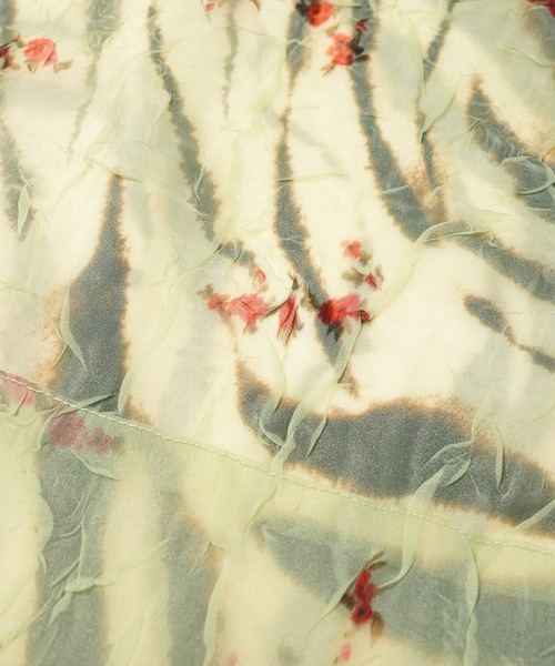 GANNI(ガニー)の「Shibori Organza/Printed Stretch Satin Skirt(スカート・レディース・その他・36/38)」の7枚目の写真
