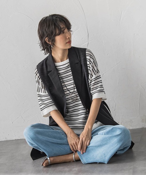 la.f…(ラエフ)の「リネンライクシアージレ(ベスト・レディース・ブラック・9号)」の19枚目の写真