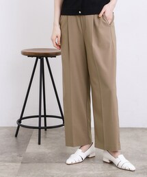 grove | 暑い季節もきれいが続く!センタープレスが取れにくい、ハイパーストレッチワイドパンツ(その他パンツ)