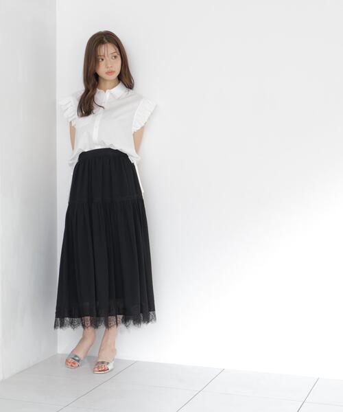 PROPORTION BODY DRESSING(プロポーションボディドレッシング)の「バルーンスリーブブラウス / 1216210702(シャツ/ブラウス・レディース・ホワイト/ブルー/ピンク・FREE)」の6枚目の写真