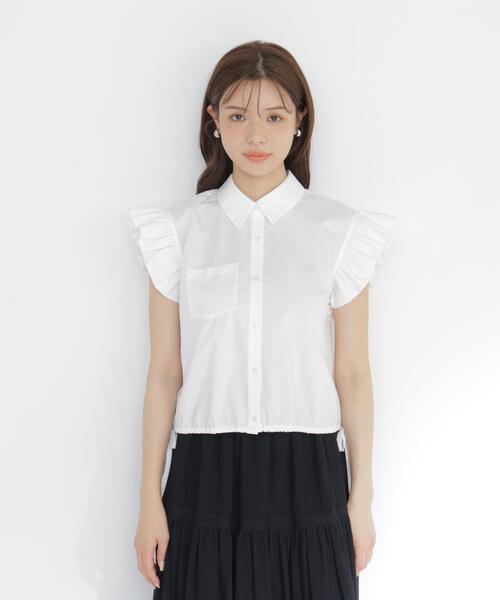 PROPORTION BODY DRESSING(プロポーションボディドレッシング)の「バルーンスリーブブラウス / 1216210702(シャツ/ブラウス・レディース・ホワイト/ブルー/ピンク・FREE)」の9枚目の写真