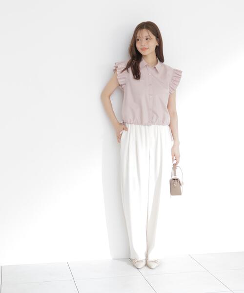 PROPORTION BODY DRESSING(プロポーションボディドレッシング)の「バルーンスリーブブラウス / 1216210702(シャツ/ブラウス・レディース・ホワイト/ブルー/ピンク・FREE)」の21枚目の写真