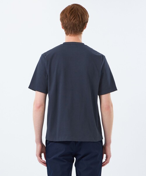 MACKINTOSH PHILOSOPHY(マッキントッシュ フィロソフィー)の「【WEB&一部店舗限定】クルーネックロゴTシャツ 度詰め天竺(Tシャツ/カットソー・メンズ・ブラック/ホワイト/ダークネイビー・38/40)」の9枚目の写真