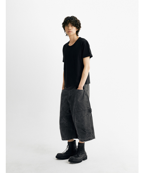 THEN OUR(デンアワー)の「ウォッシュドカーペンターバミューダパンツ(ブラック)(その他パンツ・メンズ・その他・MEDIUM/LARGE/X-LARGE)」の7枚目の写真