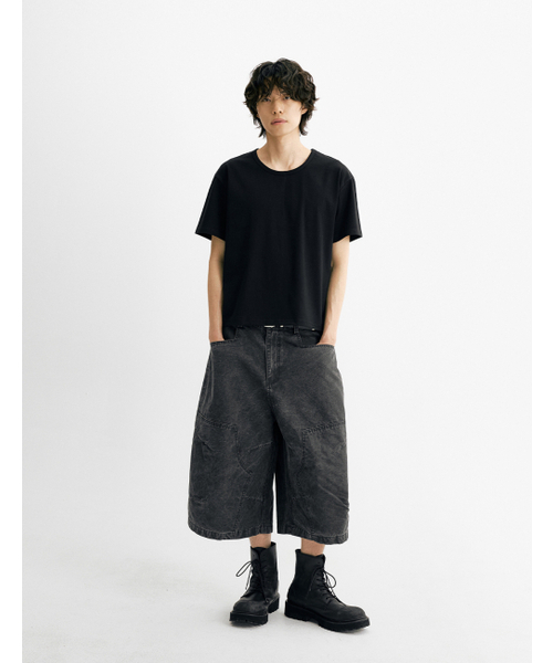 THEN OUR(デンアワー)の「ウォッシュドカーペンターバミューダパンツ(ブラック)(その他パンツ・メンズ・その他・MEDIUM/LARGE/X-LARGE)」の8枚目の写真