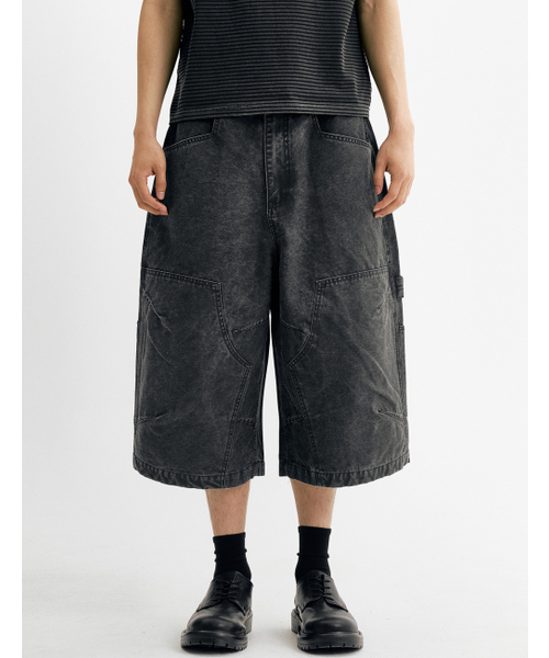 THEN OUR(デンアワー)の「ウォッシュドカーペンターバミューダパンツ(ブラック)(その他パンツ・メンズ・その他・MEDIUM/LARGE/X-LARGE)」の13枚目の写真