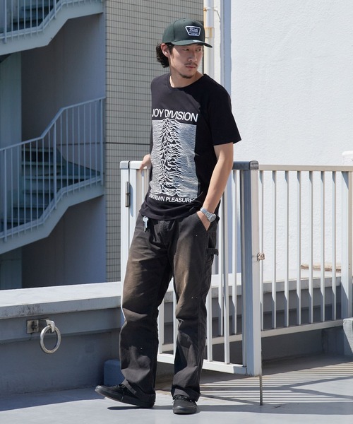 ROOPTOKYO(ループトウキョウ)の「Joy Division/ジョイ・ディヴィジョン Unknown Pleasures - Tee バンドTシャツ プリントTシャツ 半袖 クルーネック ロック ストリート メンズ レディース 秋 秋服 2026年秋冬(Tシャツ/カットソー・メンズ・ブラック・S/M/L/XL)」の7枚目の写真