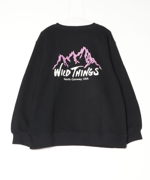 WILD THINGS（ワイルドシングス）の「ワイルドマウンテン スウェットクルー｜WILD MOUNTAIN SWEAT CREW（スウェット・メンズ・グレー/ブラック/ネイビー/ダークブラウン/カーキ・S/XL/L/M）」の14枚目の写真
