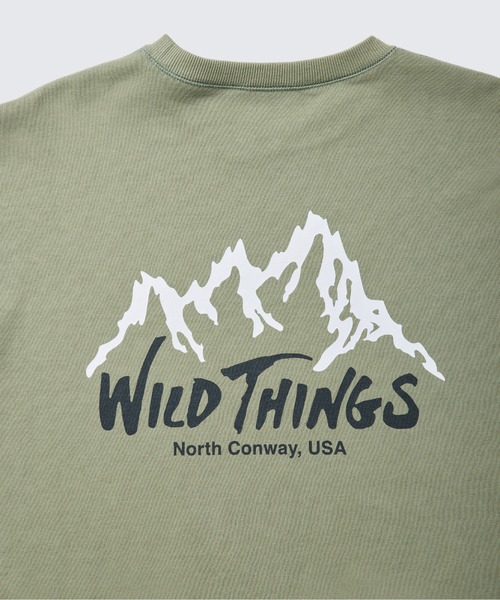 WILD THINGS（ワイルドシングス）の「ワイルドマウンテン スウェットクルー｜WILD MOUNTAIN SWEAT CREW（スウェット・メンズ・グレー/ブラック/ネイビー/ダークブラウン/カーキ・S/XL/L/M）」の12枚目の写真