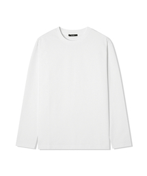 男性ベーシック長袖Tシャツ(ホワイト)(HC3LTK1)