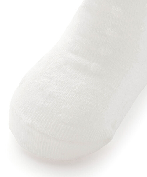 SLAP SLIP BABY(スラップスリップベビー)の「立体花モチーフソックスベビー(9~12cm)(ベビーシューズ/ベビーソックス・キッズ・ホワイト/ピンク・FREE)」の5枚目の写真