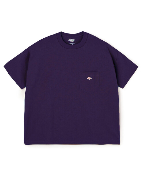 DANTON(ダントン)の「Women’s Short Sleeve Pocket T-Shirt(Tシャツ/カットソー・レディース・ダークグレー/ブラウン/ブラック/ダークグリーン/ホワイト系その他5/パープル/ホワイト・XS/M/S)」の7枚目の写真